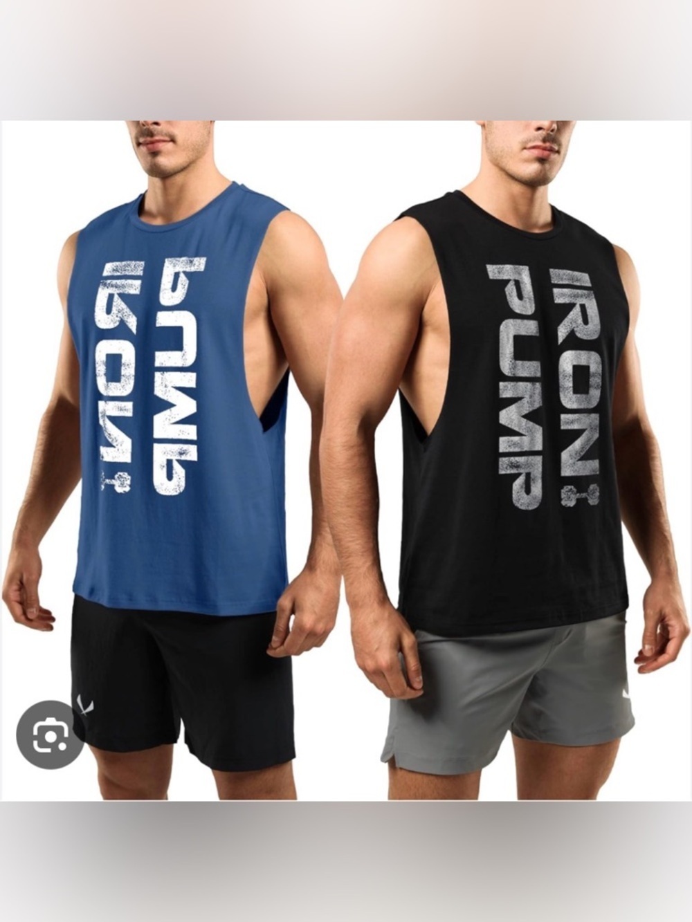Sleeveless Muscle Tank -Black